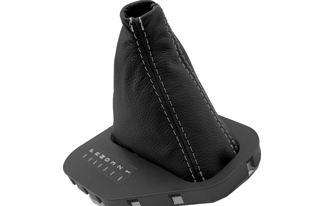 Automatic Shift Boot Leather for BMW E39 525 528 530 (1996–2003) Gray Stitch