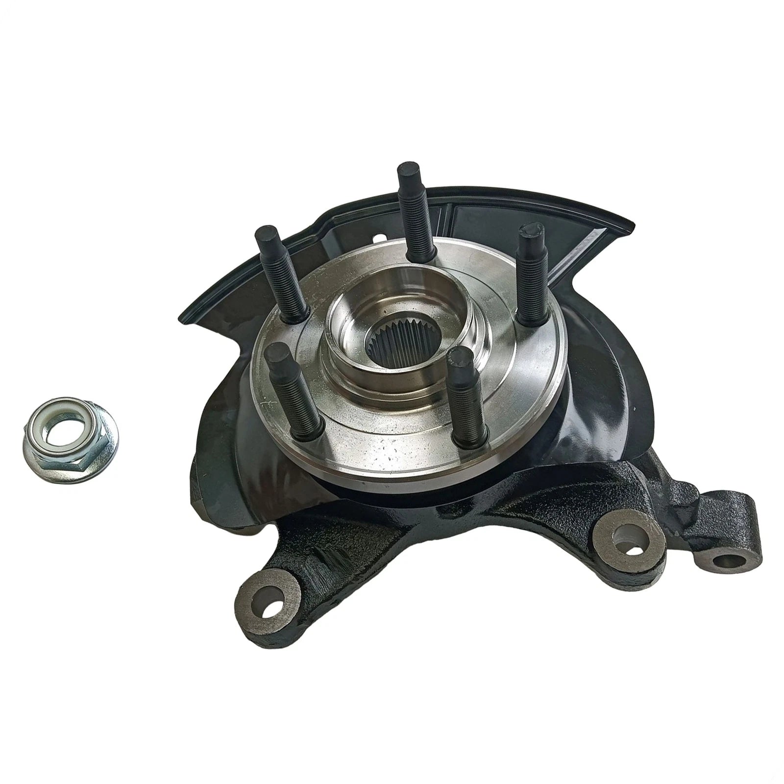 Front Right Steering Knuckle and Wheel Hub Bearing for Ford Edge (2011-2014)