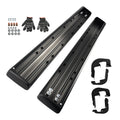 Black Running Board Steps for Chevy GMC Silverado Sierra HD (2007–2019)