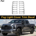 Set of 2 Fog Light Cover Trim for Toyota Tundra (2022–2025) Plating