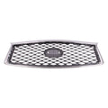 Replacement Chrome ABS Plastic Front Grille w/o Park Assist Sensor Holes