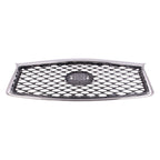 Replacement Chrome ABS Plastic Front Grille w/o Park Assist Sensor Holes