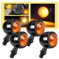 Set of 4 Front Rear Turn Signal Blinker Indicator Lights for Motorcycle