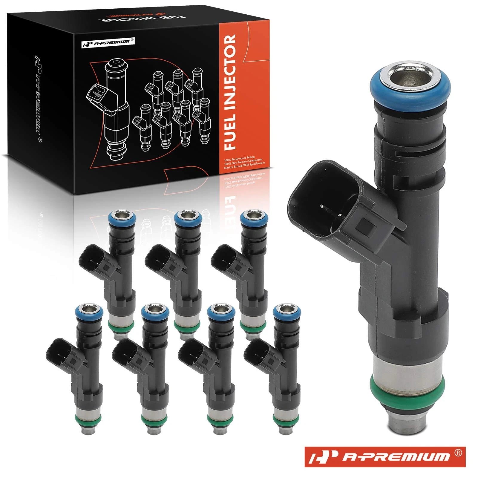 Set of 8 Fuel Injectors for Ram 2500 3500 (2022–2024) Jeep Grand Wagoneer (2022–2023)