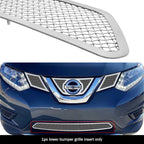Chrome Mesh Bumper Grille Insert for Nissan Rogue (2014–2016)