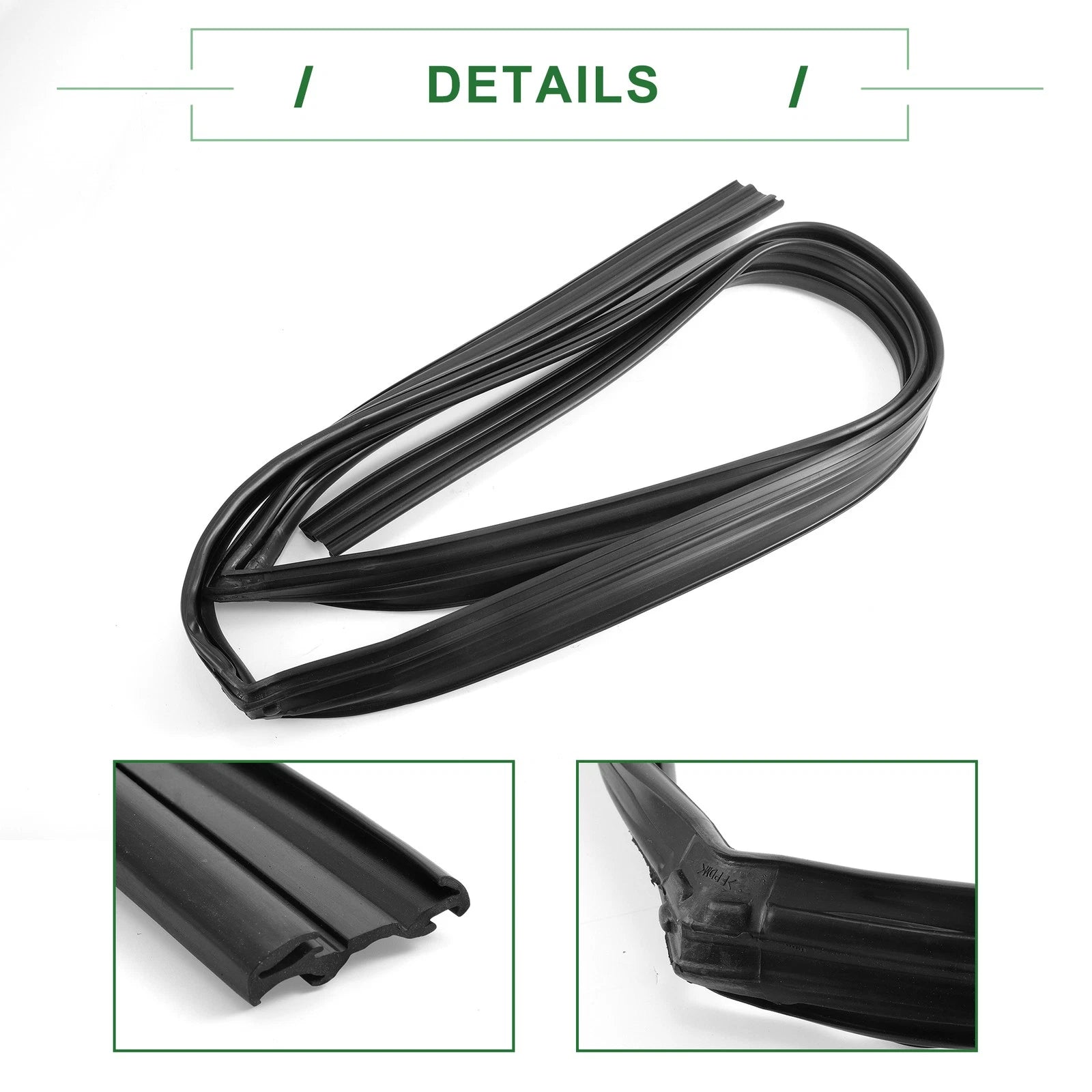 Front Right Door Window Run Channel Seal Strip for Honda Civic (No. 72235SNLT02)