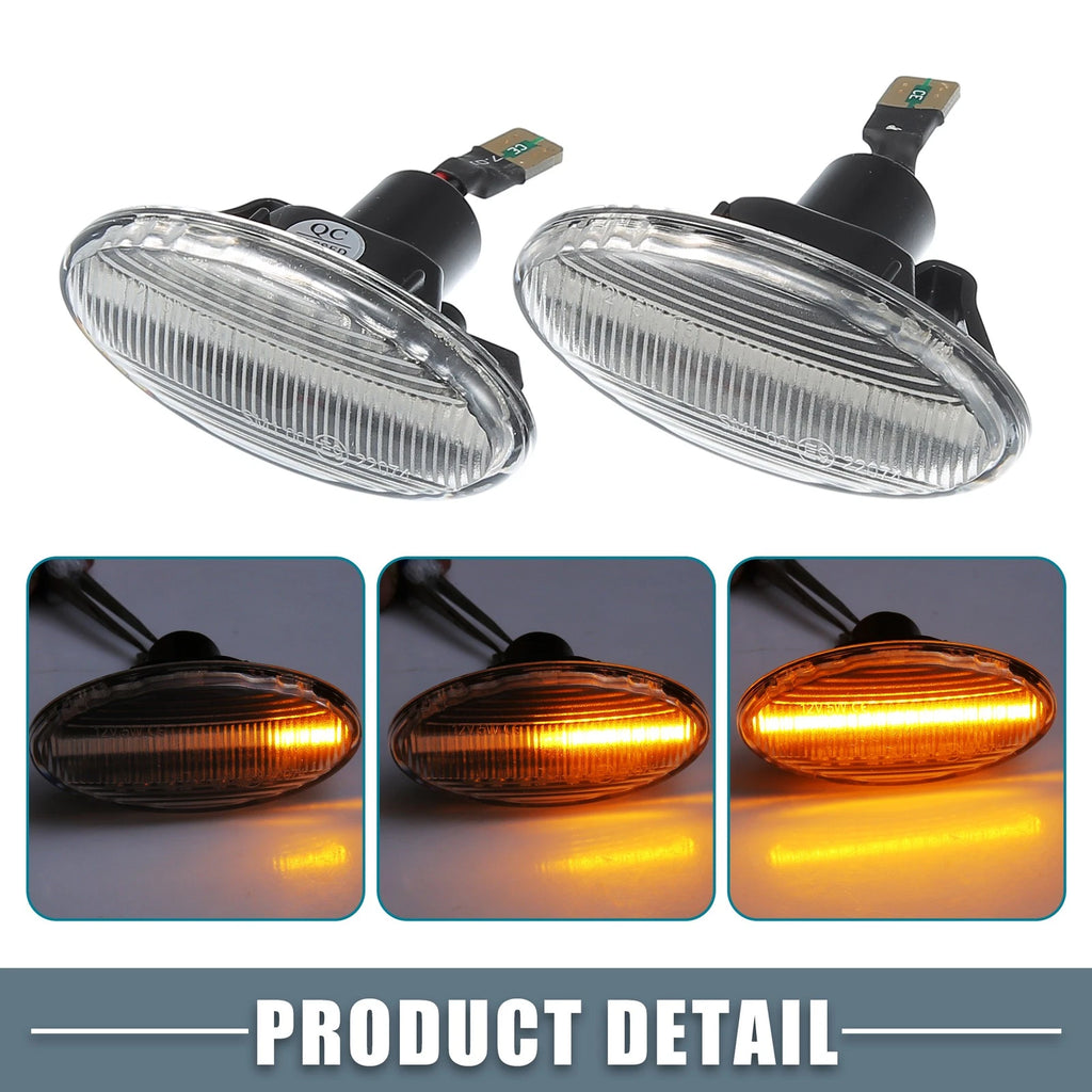 LED Side Marker Amber Light GJ6A-51-120E for Mazda 3 (2004–2009) 1 Pair