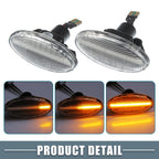 LED Side Marker Amber Light GJ6A-51-120E for Mazda 3 (2004–2009) 1 Pair
