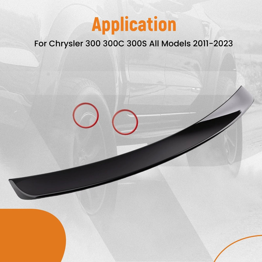 ABS Trunk Lip Spoiler for Chrysler 300 300C 300S (2011–2023)