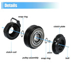 Set of 1 AC Compressor Clutch for Dodge Grand Caravan (2013–2020)