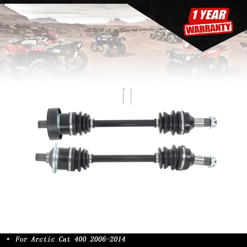 Set of 2 CV Axles for Arctic Cat 400 (2006-2014)