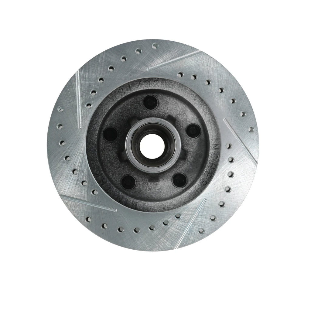 Power Disc Brake Conversion Kit with Drilled & Slotted Rotors for Camaro (1967–1969)