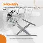2X Front Window Regulator Assembly for Toyota Corolla (2003-2008)
