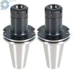 Set of 2 Collet Chucks for CAT50 ER32 (4" Gage Length)