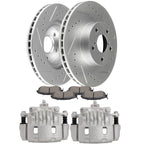 Front Brake Calipers with Ceramic Pad Kit for Subaru Impreza (2011–2016)