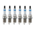Set of 6 Spark Plugs 9600 Bosch Double Iridium for Hyundai Azera Sonata Veracruz (2006–2012)