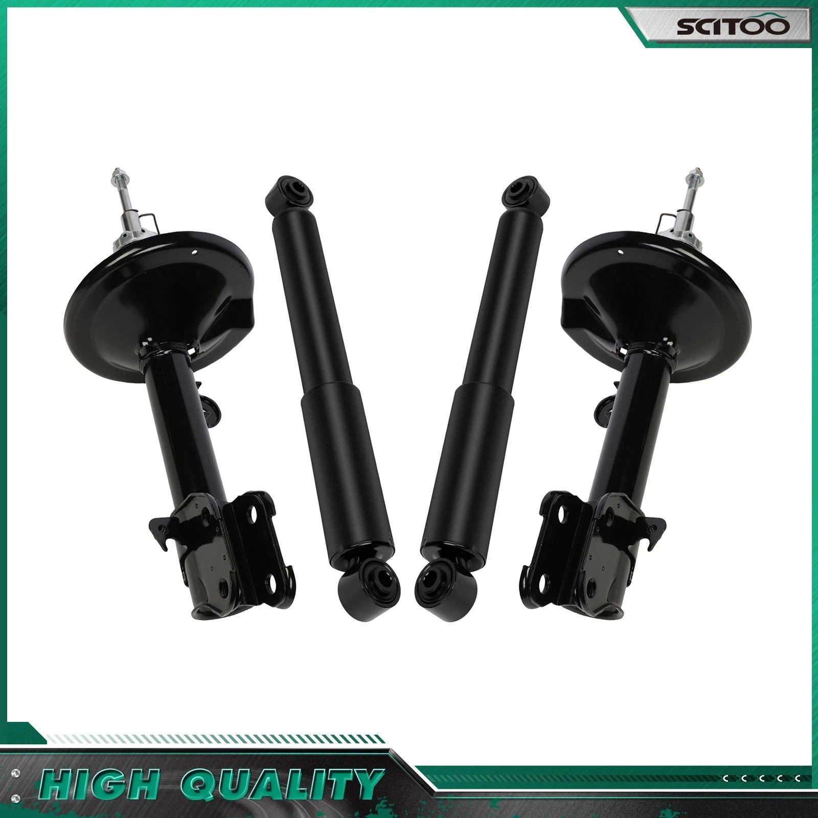 Set of 4 Shocks Struts for Acura MDX (2001–2002) Honda Pilot (2003–2005)