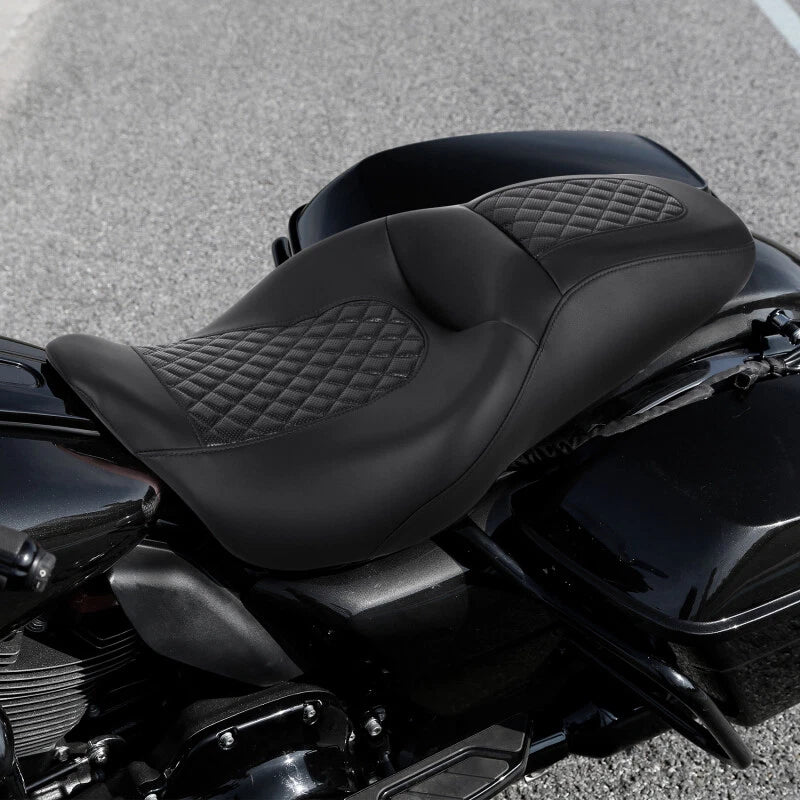 Driver Passenger Seat for Harley Davidson Touring Electra Road Glide (2009–2023)