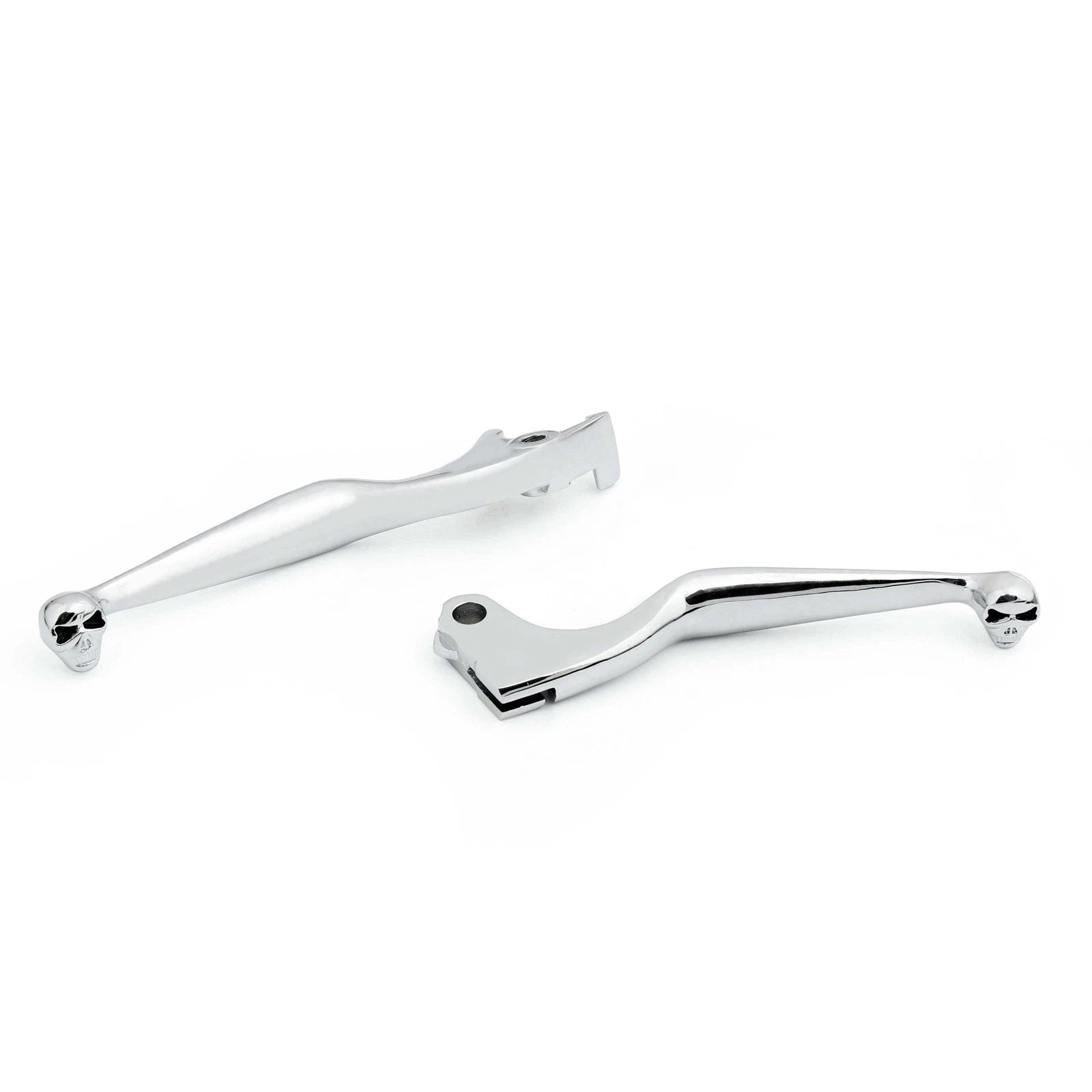 Brake Clutch Skull Hand Levers for Honda Shadow 600 Magna 750 (1997–2003) Chrome
