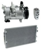 AC Compressor Kit With Condenser Replacement for Ford Mustang EcoBoost (2019–2023)