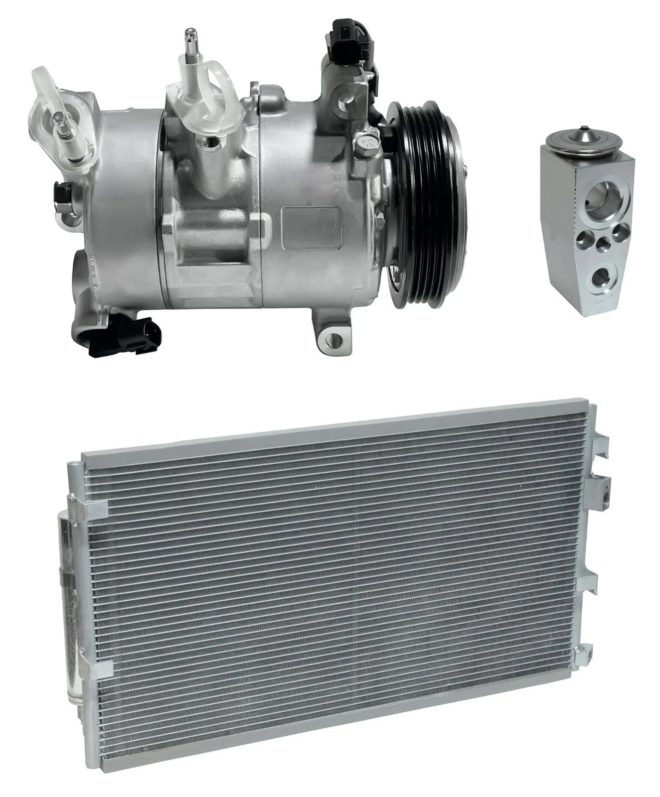AC Compressor Kit With Condenser Replacement for Ford Mustang EcoBoost (2019–2023)