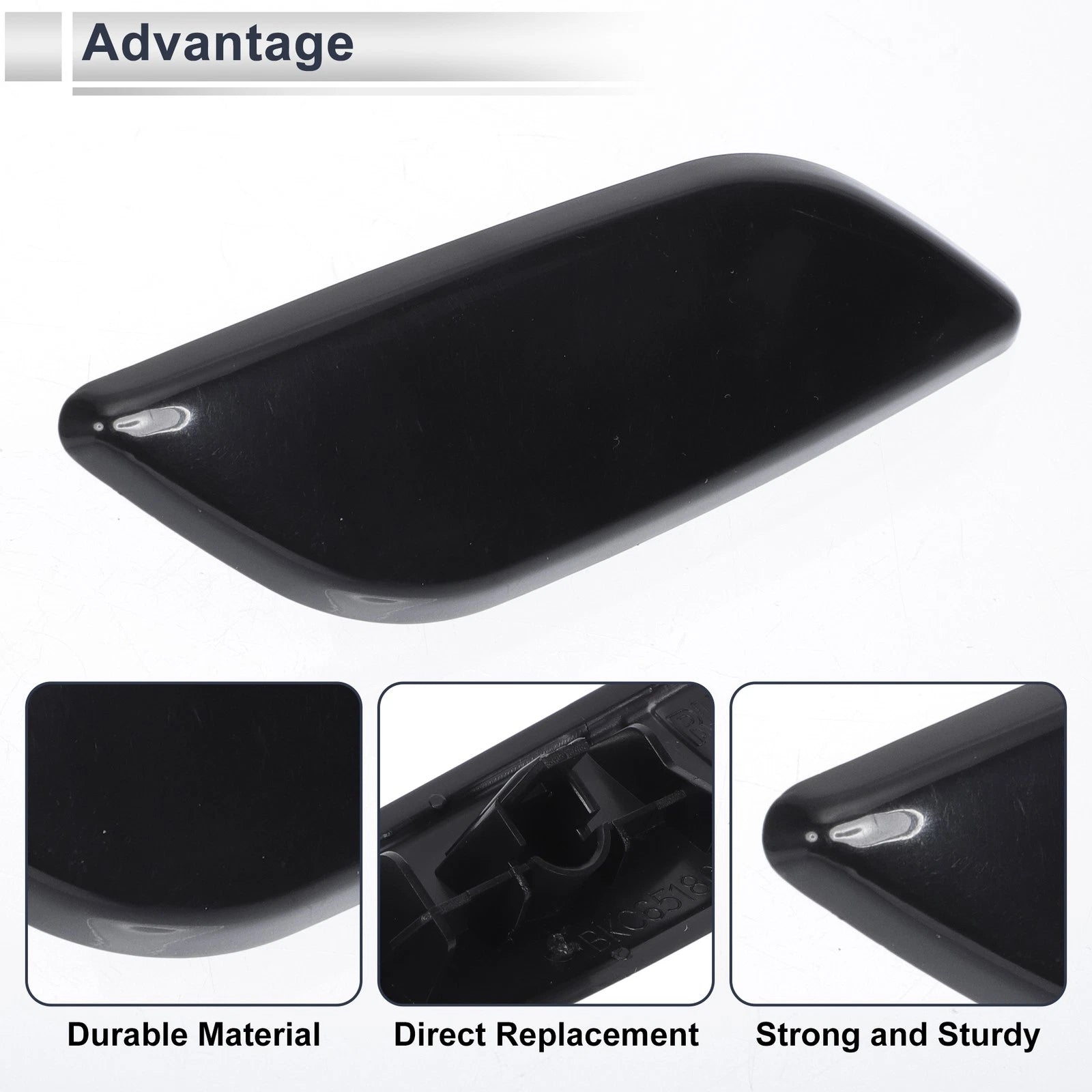 Bumper Headlight Washer Nozzle Cover Cap for Mazda 3 M3 (2004–2009)