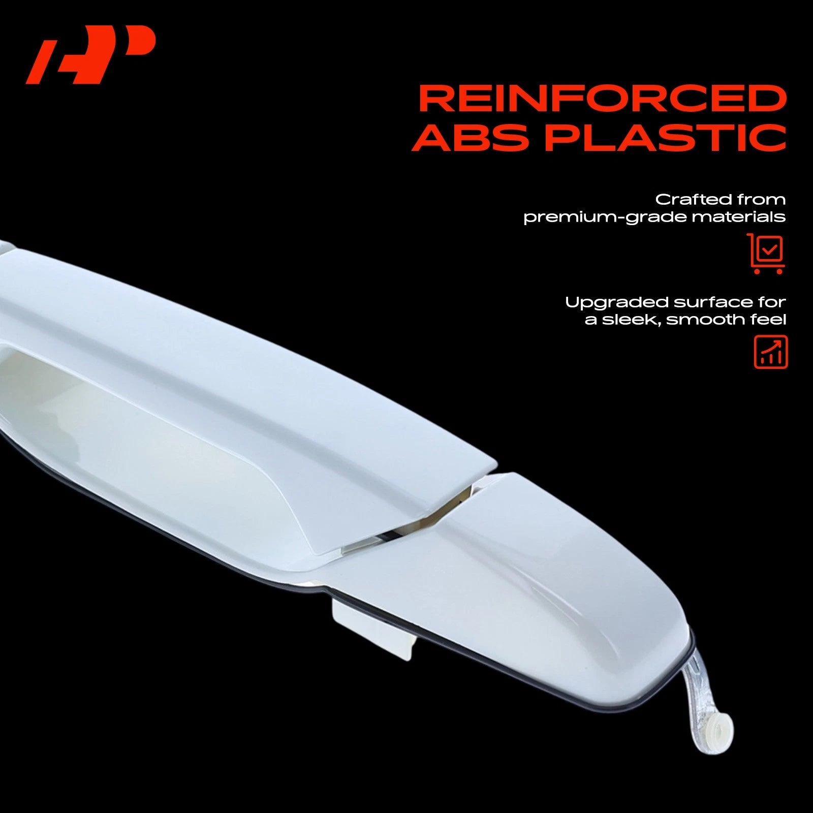 Rear Driver Door Handle for Chevy GMC Cadillac (Olympic White)
