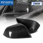 2X Side Mirror Covers for Tesla Model 3 (2017–2024) Real Carbon Fiber