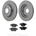 Brake Disc Rotors and Pads Kit for VW Beetle Jetta (2014–2016)
