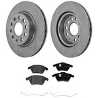 Brake Disc Rotors and Pads Kit for VW Beetle Jetta (2014–2016)
