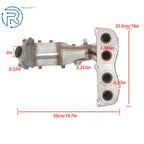 Catalytic Converter 674-966 for Toyota RAV4, Scion xB (2006–2015)