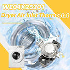 Dryer Inlet Thermostat WE04X25201 for GE Hotpoint Dryers