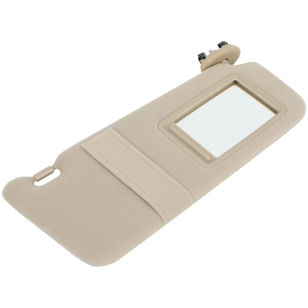 Set of 2 Tan Beige Sun Visors for Toyota Camry (2007–2011) W/O Sunroof