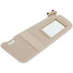 Set of 2 Tan Beige Sun Visors for Toyota Camry (2007–2011) W/O Sunroof