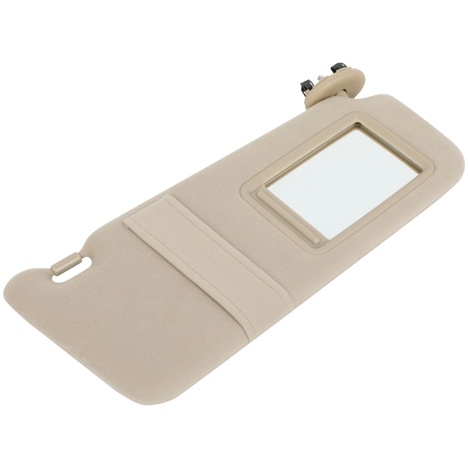 Set of 2 Tan Beige Sun Visors for Toyota Camry (2007–2011) W/O Sunroof