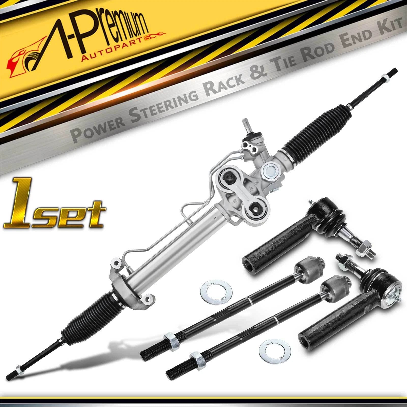 5X Front Rack & Pinion Tie Rod Kit for Chevy Tahoe GMC Yukon (2000–2006)