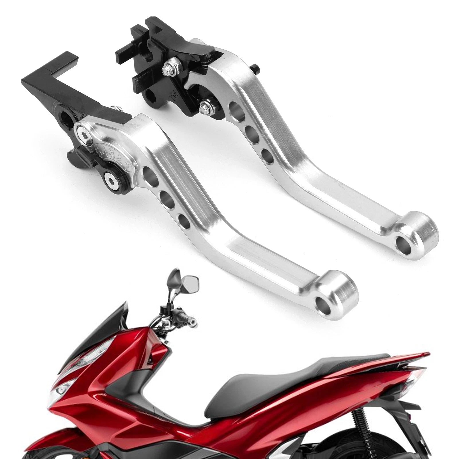 Set of 2 Aluminum Brake Clutch Levers for Honda PCX 125 (2010–2023)