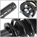 Set of 2 Front Black Struts with Coil Spring Assembly for Acura TL TSX Honda Accord (2003–2008)