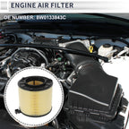 Car Engine Air Filter No. 8W0133843C for Audi A4 2.0L (2017–2020)