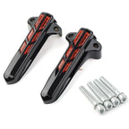 Front Lower Fork Leg Covers LED Amber Lights for Harley FLHR FLHTK FLHX (14-20)