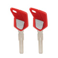 2X Uncut Blade Blank Key for MV Agusta F4 1000 Brutale (920 990 1090)