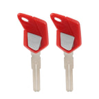 2X Uncut Blade Blank Key for MV Agusta F4 1000 Brutale (920 990 1090)