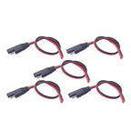 Set of 5 Extension Cords for ATVs RVs (30cm 2-pin 10A PVC)