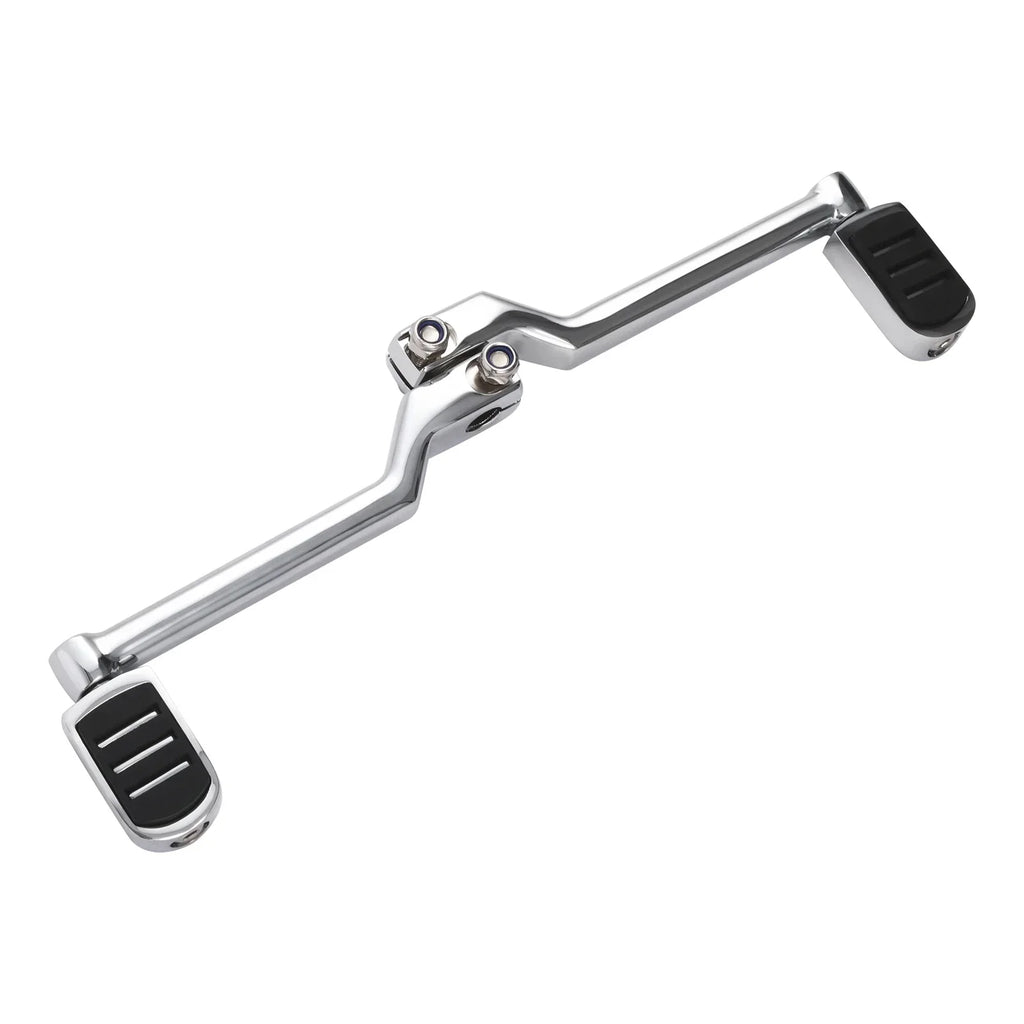 Chrome Left Heel Shift Lever & Shifter Pegs for Harley Softail (1986-2017)