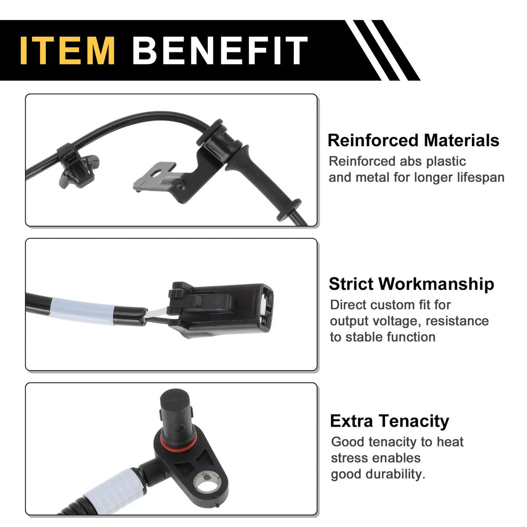 ABS Wheel Speed Sensor No. 956800U010 for Hyundai Verna (2006–2010) Rear Left