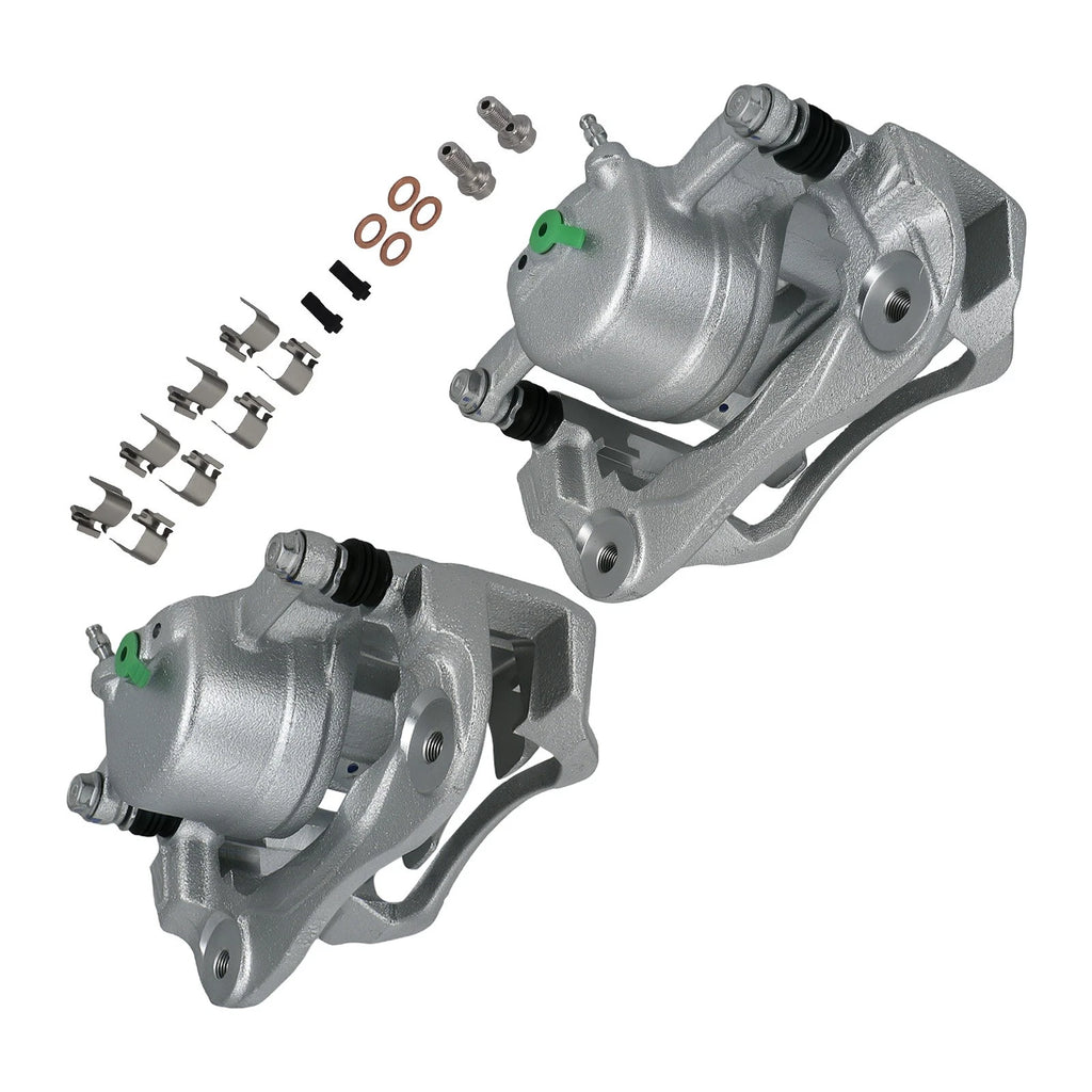 Pair Front Disc Brake Caliper Kit for Toyota Highlander (2001–2007) 19-B2664