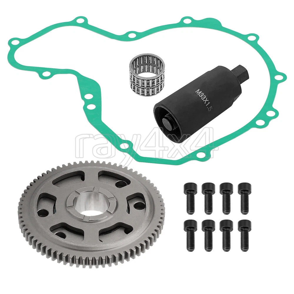Flywheel Puller Starter Clutch Idler Gear 72T for Polaris Predator 500 (2003–2007)