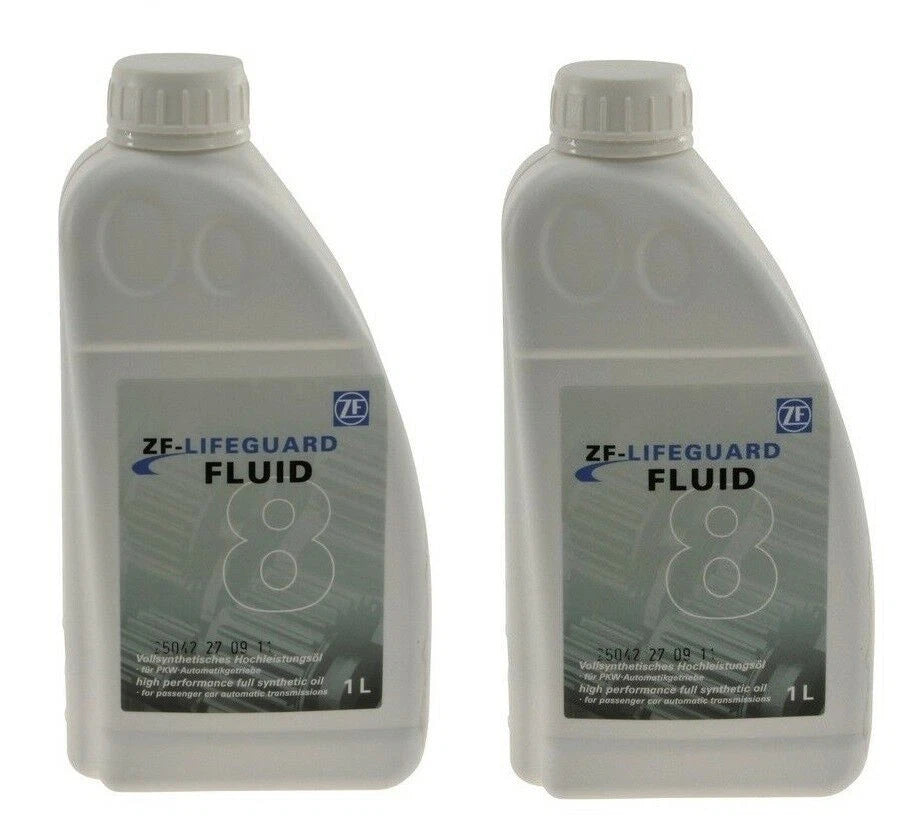 2X ZF LIFEGUARD 8 Auto Trans Fluid for Audi BMW Jaguar Rover (2L)