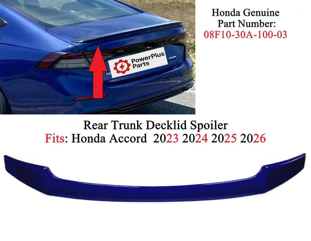 Rear Trunk Deck Lid Spoiler for Honda Accord (2023–2026) 08F10-30A-100-03