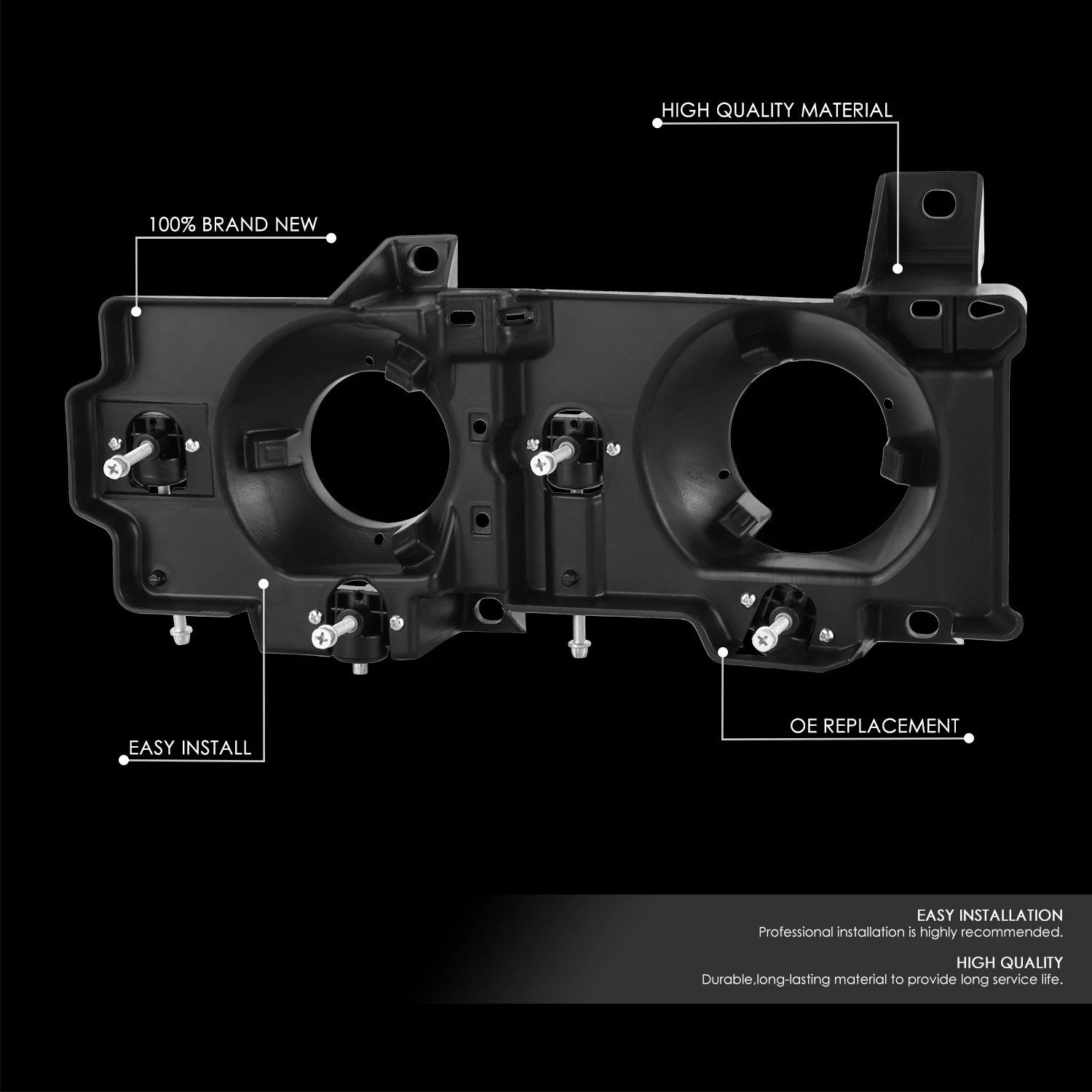 Headlight Mount Bracket for Chevy GMC C1500 K2500 C3500 (1988–1989)